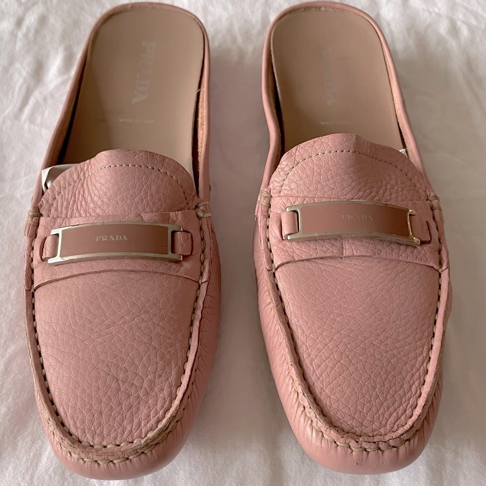 Prada Pink Mules